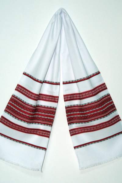 Тканий рушник в українському стилі, №01